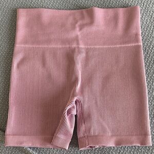 Lavender Ribbed Women's Shorts